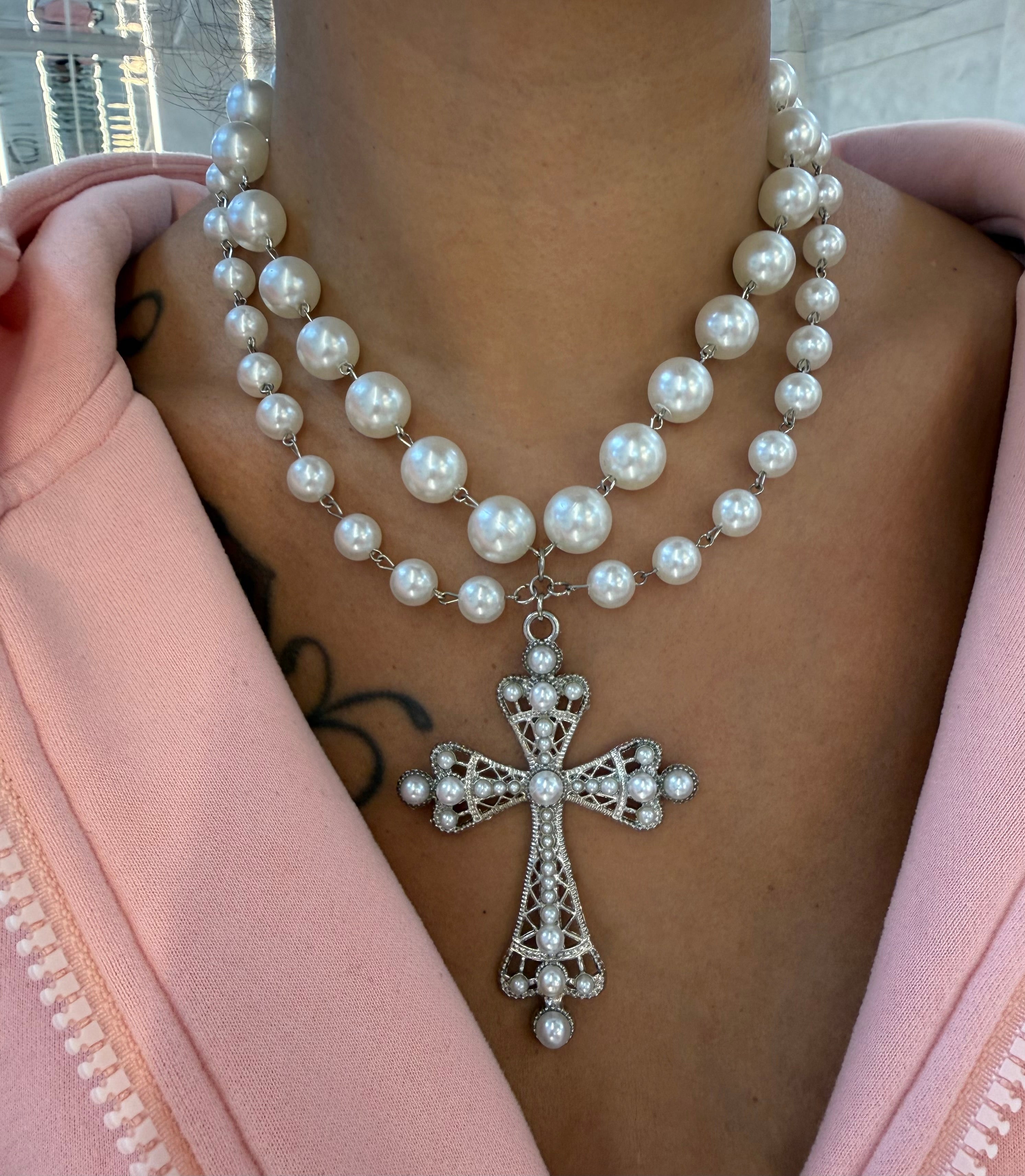 Haloed in Pearls Necklace